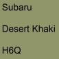 Preview: Subaru, Desert Khaki, H6Q.